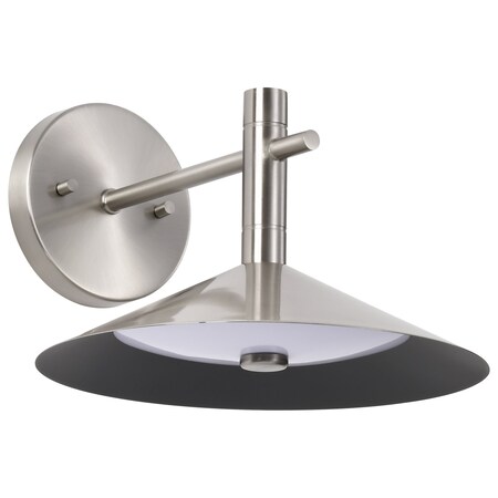 Nuvo Corrine, 10 Inch LED Wall Sconce, Brushed Nickel, 3K/4K/5K CCT Selectable 62/2084